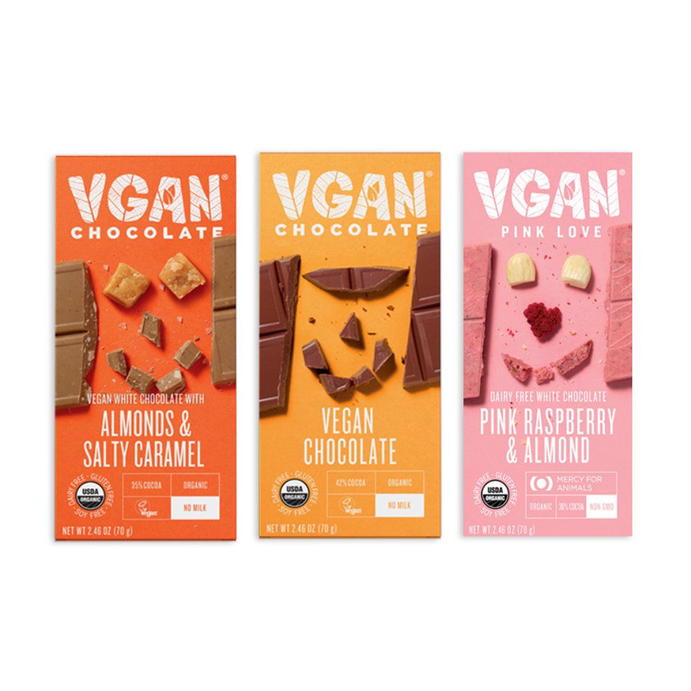 Vegan Chocolates Variety 3 Pack Limited Edition 1