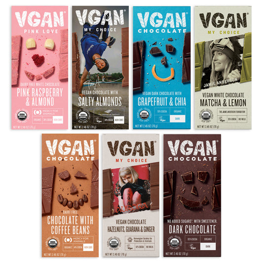 Vegan Chocolates 7 Pack Variation Summer 24