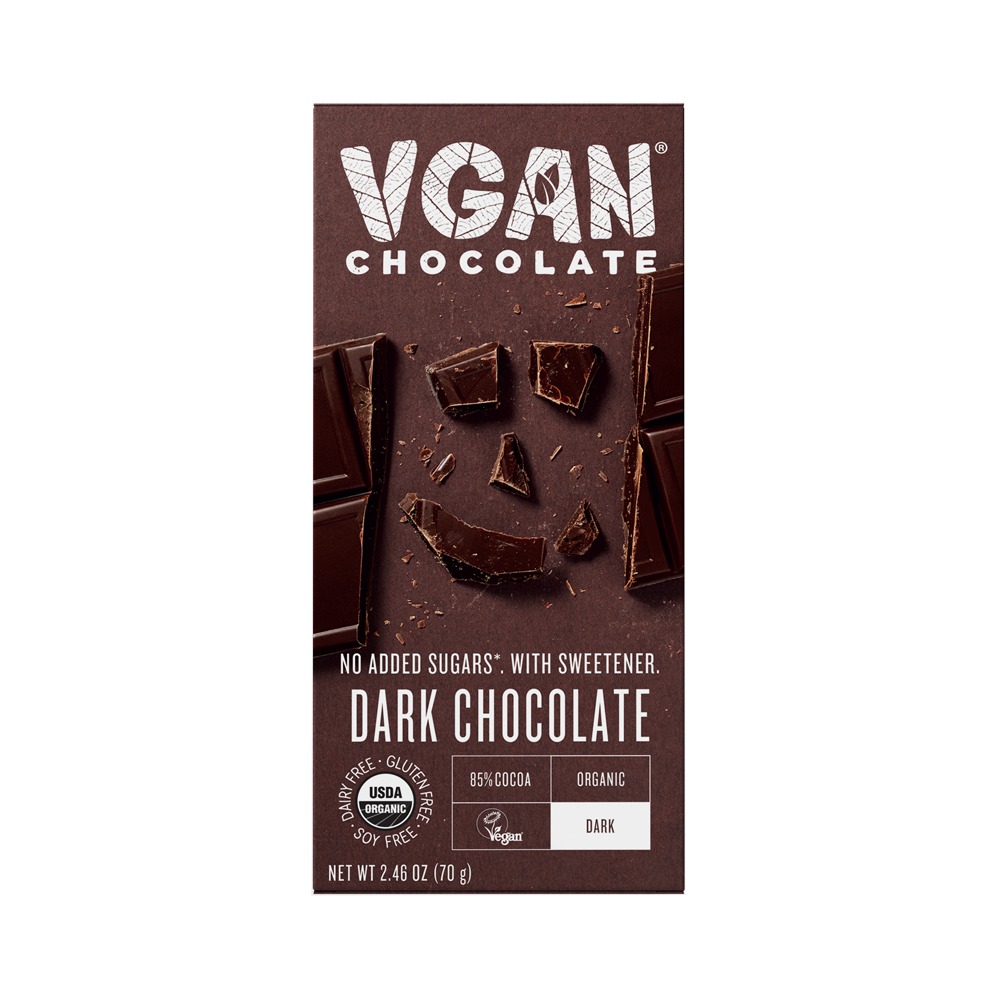 VGAN Chocolate Bar Dark Chocolate Flavor Front