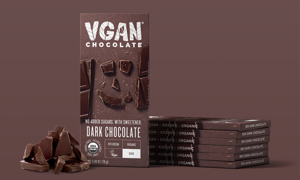 VGAN Chocolate bar Dark Chocolate Banner Image