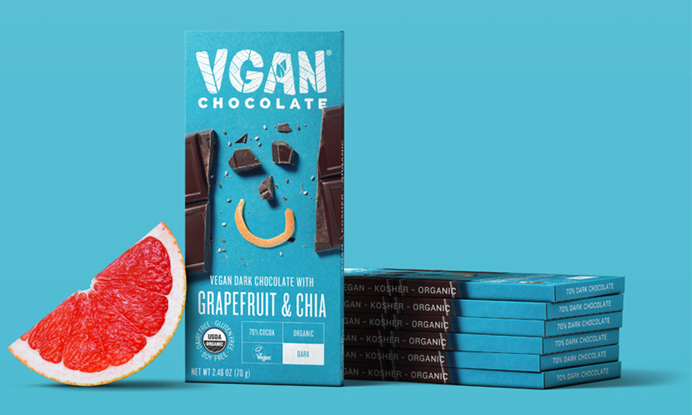 VGAN Chocolate Bar Grapefruit & Chia Banner Image