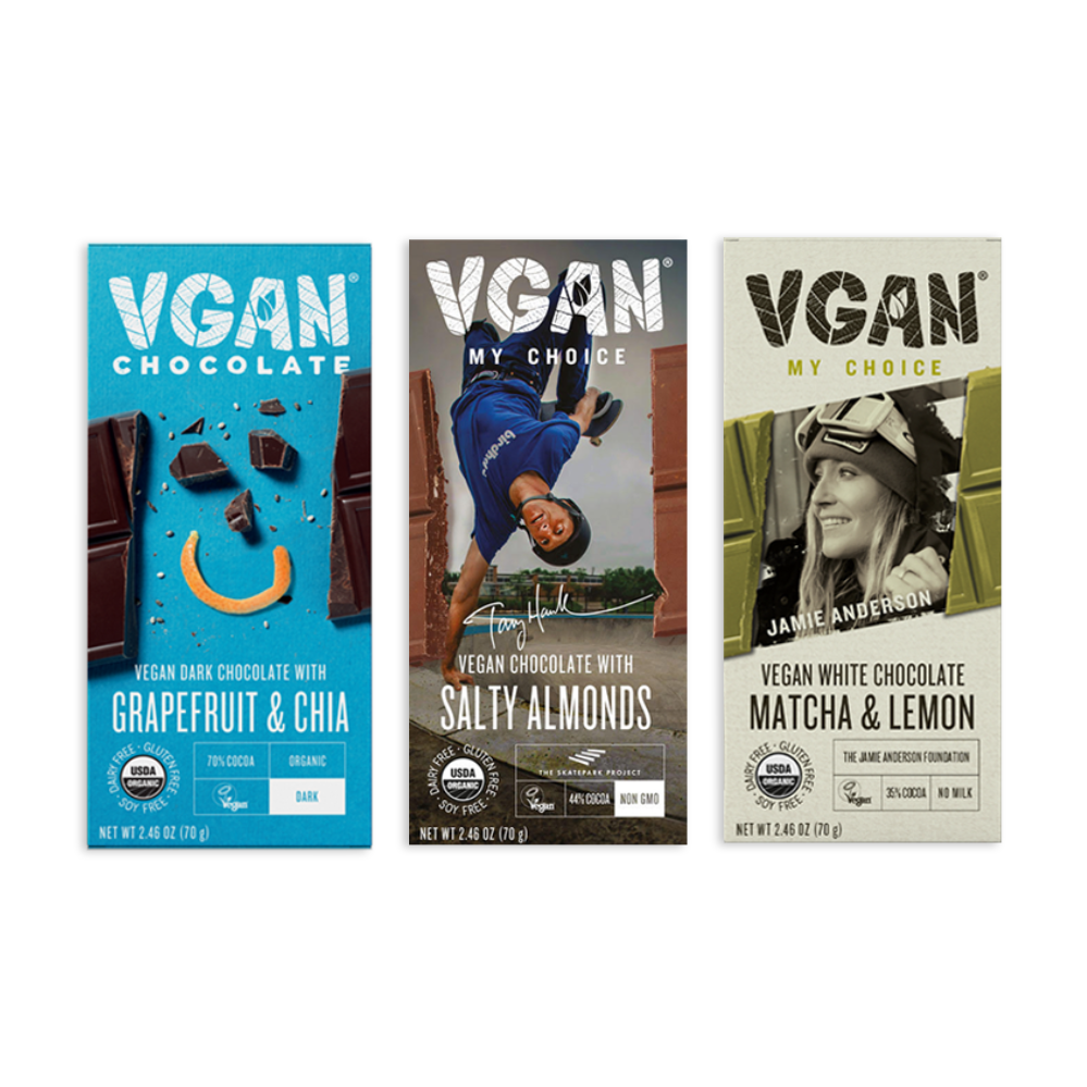 Vegan Chocolates Variety 3 Pack Limited Edition 2