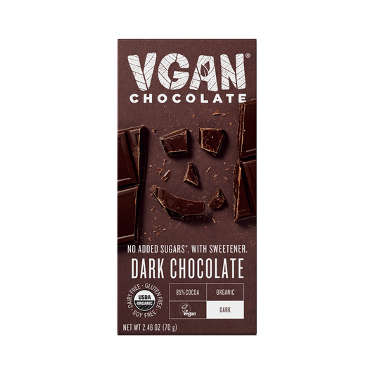 VGAN Chocolate Bar Dark Chocolate Flavor Front