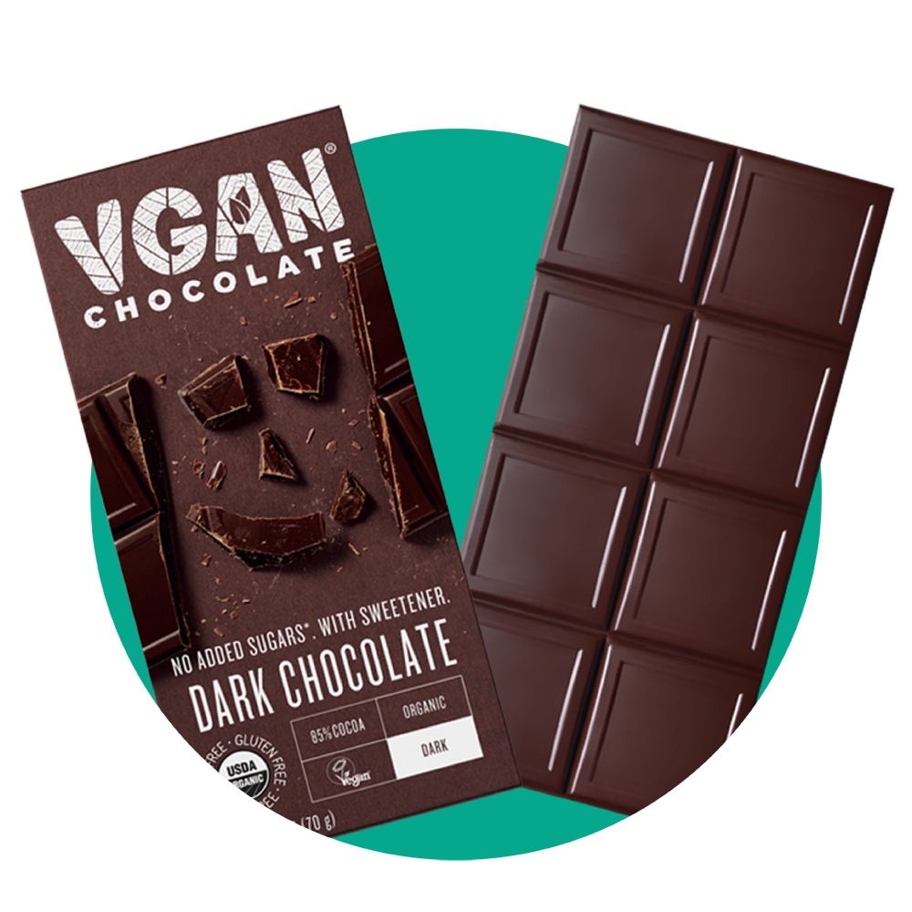 Vegan Dark Chocolate with Organic Natural Sweetener